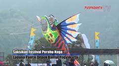 Saksikan Festival Perahu Naga di Laguna Pantai Depok Bantul Yogyakarta