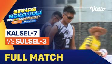 Full Match | Putra: Kalsel-7 vs Sulsel-3  | Sirkuit Voli Pantai Nasional Seri III 2022