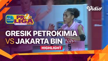 Highlights | Third Place - Putri: Gresik Petrokimia Pupuk Indonesia vs Jakarta BIN | PLN Mobile Proliga Putri 2023