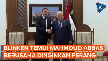 Blinken Temui Presiden Palestina, AS Berusaha Dinginkan Konflik Israel-Hamas