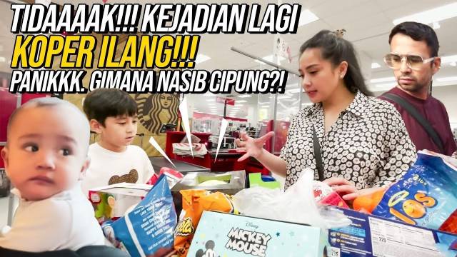 NAGITA NANGIS??!!KOPER CIPUNG HILANG, RAFFI & TIM NYERAH,TERPAKSA BORONG SUPERMARKET DI NEW YORK!