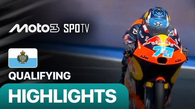 Moto3 Qualifying: MotoGP 2025 Round 16 - Red Bull Grand Prix of San Marino and the Rimini Rivera - Highlight | Moto3 2025