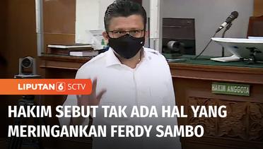 Ferdy Sambo Dijatuhkan Putusan Mati, Hakim: Tak Ada Hal yang Meringankan Sambo | Liputan 6