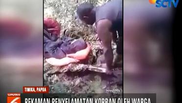 Rekaman Video Amatir saat Warga Yigi Selamatkan Korban KKB di Papua - Liputan 6 Pagi