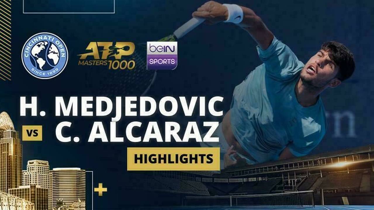 H. Medjedovic vs C. Alcaraz - Highlights | ATP Cincinnati Open 2025