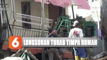7 Rumah di Bogor Rusak Tertimpa Longsoran Turab, 4 Warga Terluka - Liputan 6 Siang