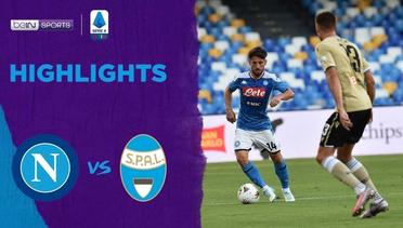 Match Highlight | Napoli 3 vs 1 SPAL | Serie A 2020