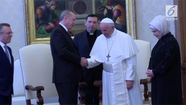 Setelah 59 Tahun, Presiden Turki Temui Paus di Vatikan