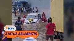 banjirViral! Mobil Pengantin Terobos Banjir Jakarta - Status Selebritis