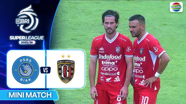 PSBS Biak VS Bali United FC - Mini Match | BRI Super League 2025/26