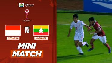 Mini Match - Indonesia VS Myanmar | Piala AFF U-16 2022