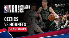 Boston Celtics vs Charlotte Hornets - Highlights | NBA Preseason 2023