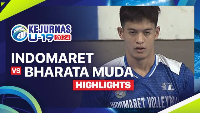 Putra: Indomaret vs Bharata Muda - Babak 8 Besar - Highlights | Kejurnas Bola Voli Antarklub U-19 2024