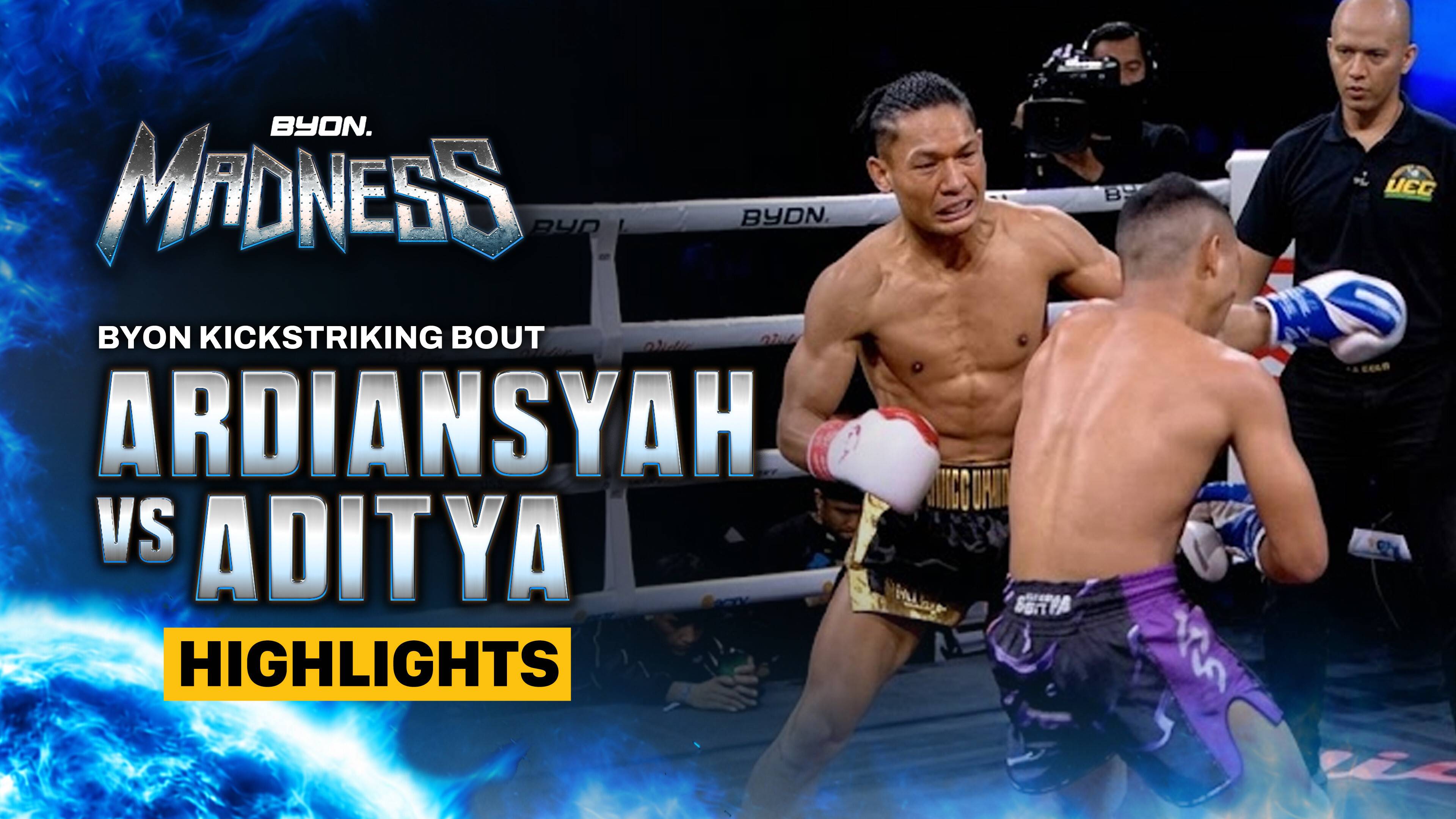Ardiansyah vs Aditya Armadani - UCC Kickstriking Bout - BYON Madness 5