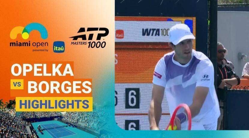 Reilly Opelka vs Nuno Borges - Round 1 (Court 7) | ATP 1000: Miami Open Presented by Itau 2026