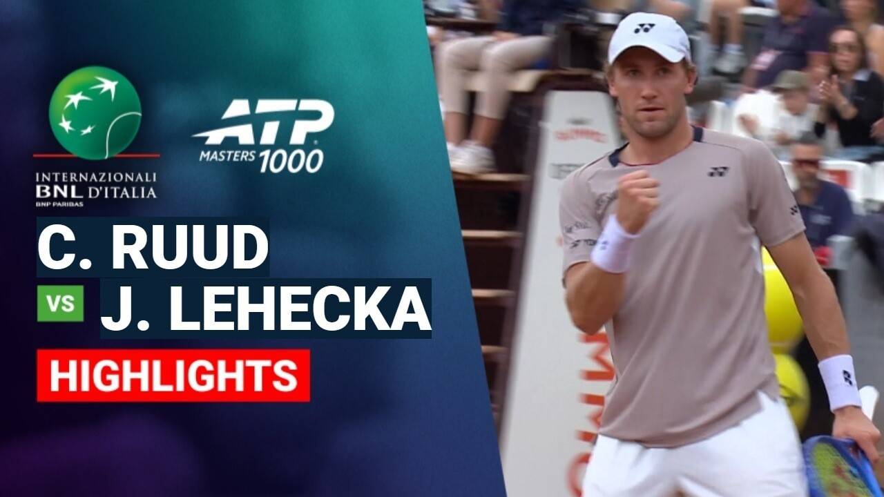 Casper Ruud vs Jiri Lehecka - Round 3 (BNP Paribas Arena) | ATP 1000: Internazionali BNL d'Italia 2026