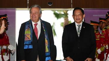 Kedatangan Sekjen PBB Antonio Guterres di Bandara Internasional Soekarno Hatta, 6 September 2023