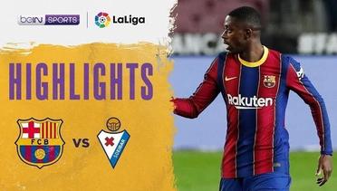Match Highlight | Barcelona 1 vs 1 Eibar | La Liga Santander 2020