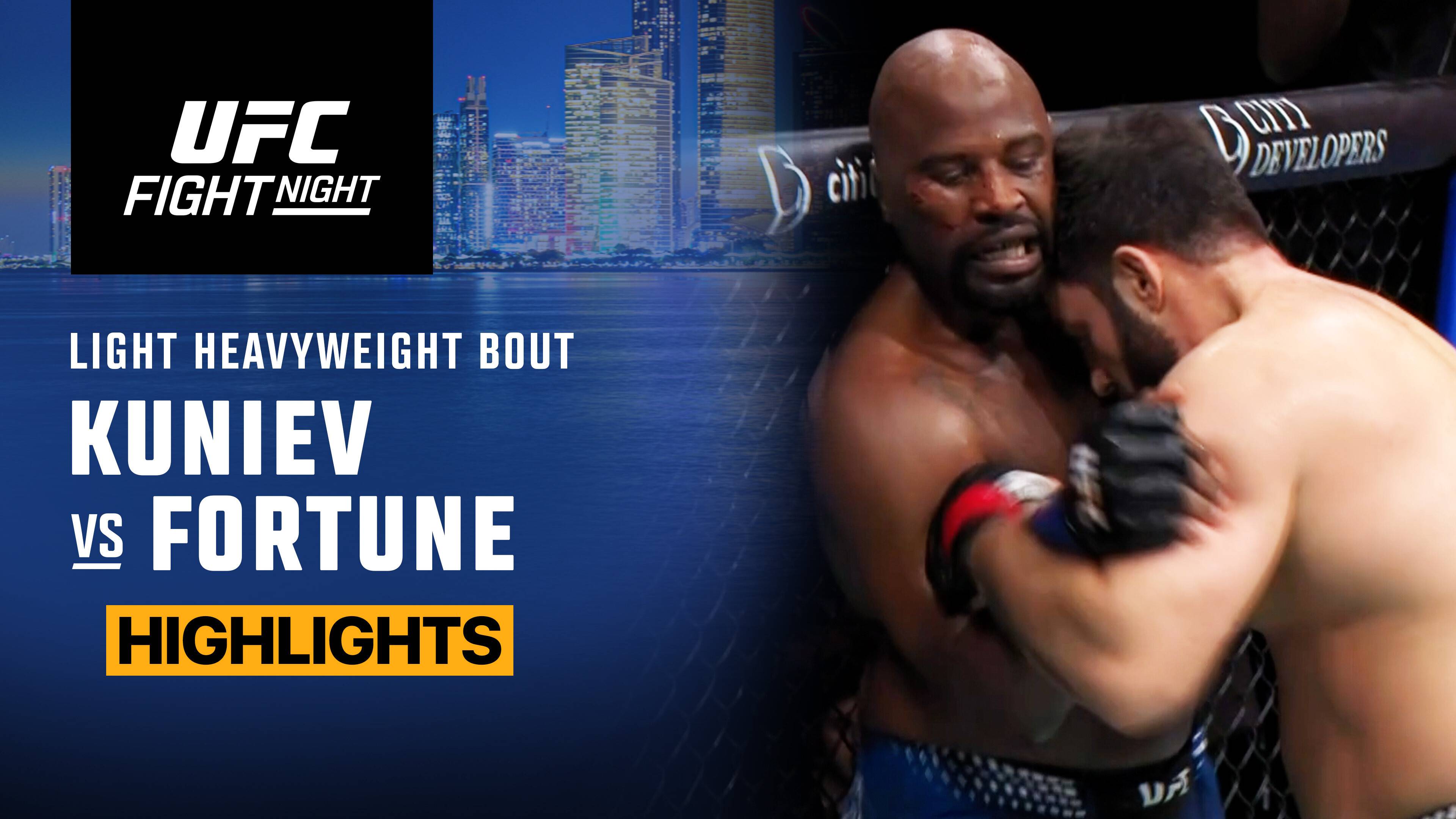 Rizvan Kuniev vs Tyrell Fortune - Heavyweight | UFC Fight Night