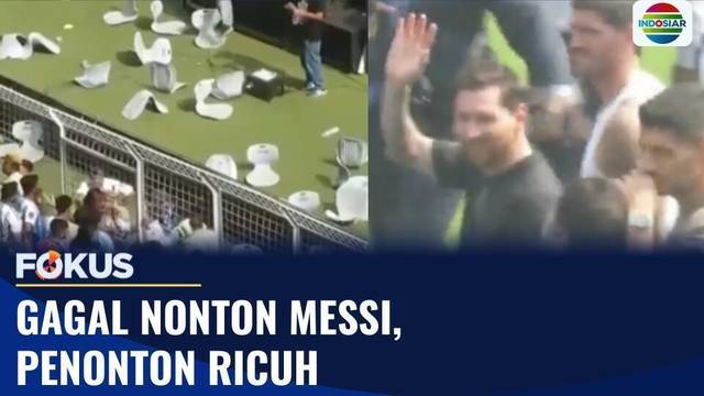 Messi Pergi Lebih Awal dari Jumpa Fans, Stadion Kolkata Rusak Dirusak Massa Marah | Fokus