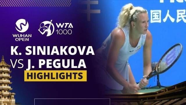 Katerina Siniakova vs Jessica Pegula - Highlight | WTA 1000: Dongfeng Voyah Wuhan Open 2025