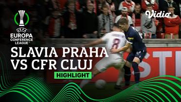Highlights - Slavia Praha vs CFR Cluj | UEFA Europa Conference League 2022/23