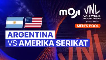 Argentina vs Amerika Serikat - Volleyball Men's Nations League
