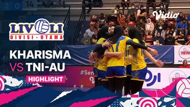 Highlights  | Kharisma vs TNI - AU | Livoli Divisi Utama Putri 2022