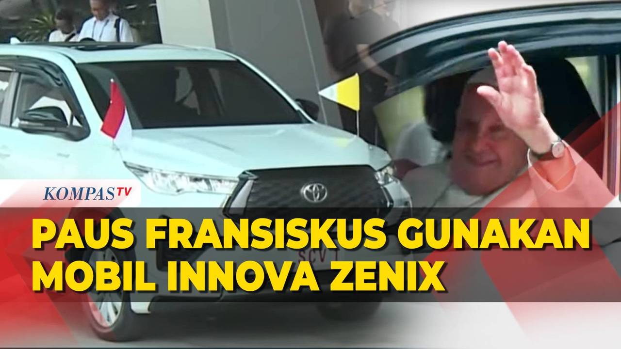 Paus Fransiskus Pakai Mobil Innova Zenix Selama Kunjungan di Indonesia ...