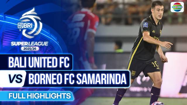 Bali United FC VS Borneo FC Samarinda - Full Highlights | BRI Super League 2025/26