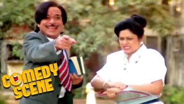Jagdeep & Aruna Irani Funny Scene 2 | Comedy Scene | Phool Aur Kaante | Hindi Film