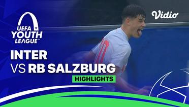 Inter vs RB Salzburg - Highlights | UEFA Youth League 2023/24