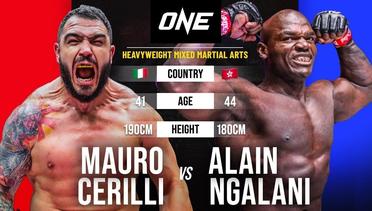 Battle Of The GIANTS Alain Ngalani vs. Mauro Cerilli Full Fight