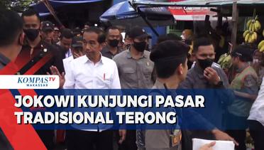 Jokowi Kunjungi Pasar Tradisional Terong Di Kota Makassar