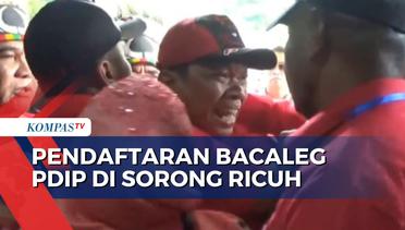 Kericuhan Pendaftaran Bacaleg PDIP di Sorong Dipicu Dugaan Perubahan Nomor Urut Caleg