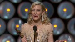Cate Blanchett winning Best Actress for -Blue Jasmine