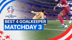 4 Penyelamatan Kiper Terbaik Matchday 3 | CONMEBOL Copa America USA 2024