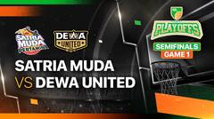 Semifinal - Game 1: Satria Muda Pertamina Jakarta vs Dewa United Banten - Full Match | IBL Tokopedia 2024