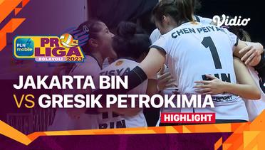 Highlights | Jakarta BIN vs Gresik Petrokimia Pupuk Indonesia | PLN Mobile Proliga Putri 2023