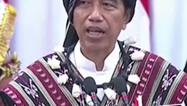 Presiden Jokowi Pakai Baju Adat Tanimbar Maluku di Sidang Tahunan MPR