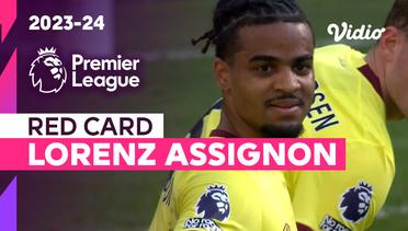 Kartu Merah: Lorenz Assignon (Burnley) | Chelsea vs Burnley | Premier League 2023/24