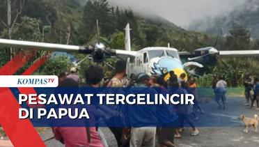 Tabrak Pohon Saat Mendarat, Pesawat Sam Air Tergelincir di Papua, Semua Penumpang Selamat