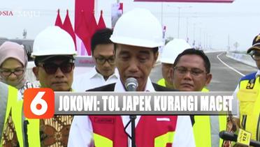 Jokowi Jamin Tol Layang Japek Dapat Kurangi Kemacetan - Liputan 6 Pagi