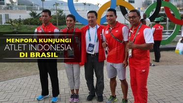 Menpora Kunjungi Para Atlet Indonesia di Brasil
