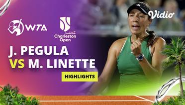 Jessica Pegula vs Magda Linette - Highlights | WTA Credit One Charleston Open 2024
