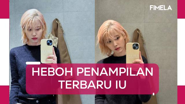 Mengejutkan, 6 Tampilan Terbaru IU dengan Gaya Rambut Pendek Wolf Cut Pink Blonde