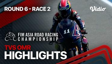 Round 6: TVS OMR | Race 2 | Highlights | Asia Road Racing Championship 2023