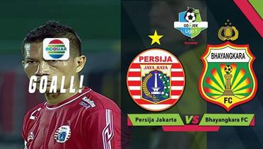 Goal Ismed Sofyan - Persija Jakarta (1) vs Bhayangkara FC (0) | GoJek Liga 1 bersama Bukalapak