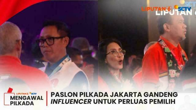 Paslon Pilkada Jakarta Gandeng Influencer untuk Perluas Pemilih | Liputan 6