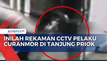 Rekaman CCTV 2 Pelaku Curanmor Kabur Lepaskan Tembakan Usai Dipergoki Korban di Tanjung Priok